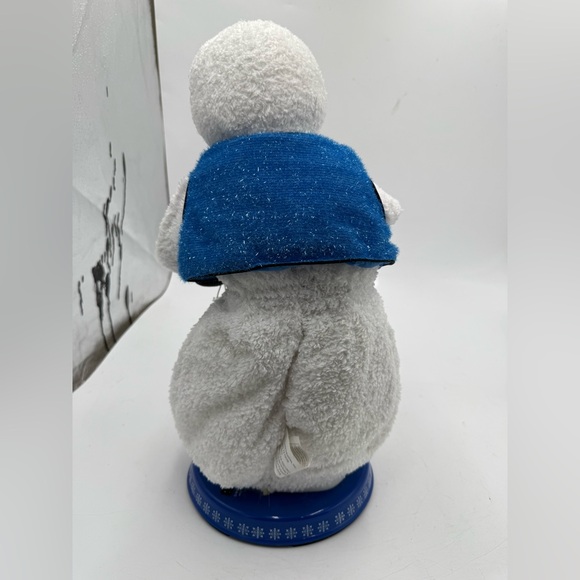 2002 Spinning Snowflake Animated Dancing / Singing Snowman by Gemmy Industries - Picture 4 of 9